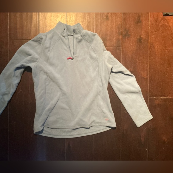 Light Blue Quarter-Zip Pullover from Hot Chillys. - Picture 1 of 3